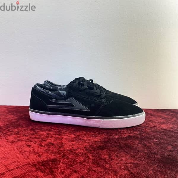 LAKAI GRIFFIN Black Skateboarding Shoes. 2