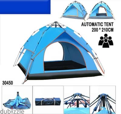 Outdoor Automatic Hydraulic Double Layers Camping Tent 200*210*145 cm