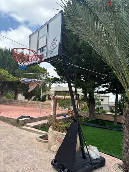 Portable basketball hoop board 140 cm x 80 cm 3