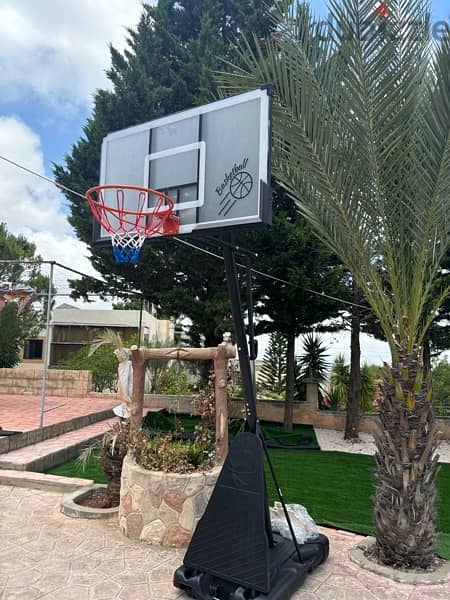 Portable basketball hoop board 140 cm x 80 cm 4