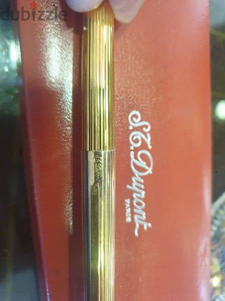 Dupont fountain pen,in excellent condition,Gold plated 0