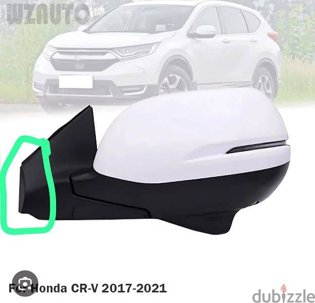 Two Honda Crv touring side mirrors with camera and turn signal 0