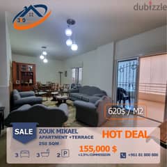 Apartment for sale with garden in zouk 620$/m2 شقة للبيع في زوق مكايل