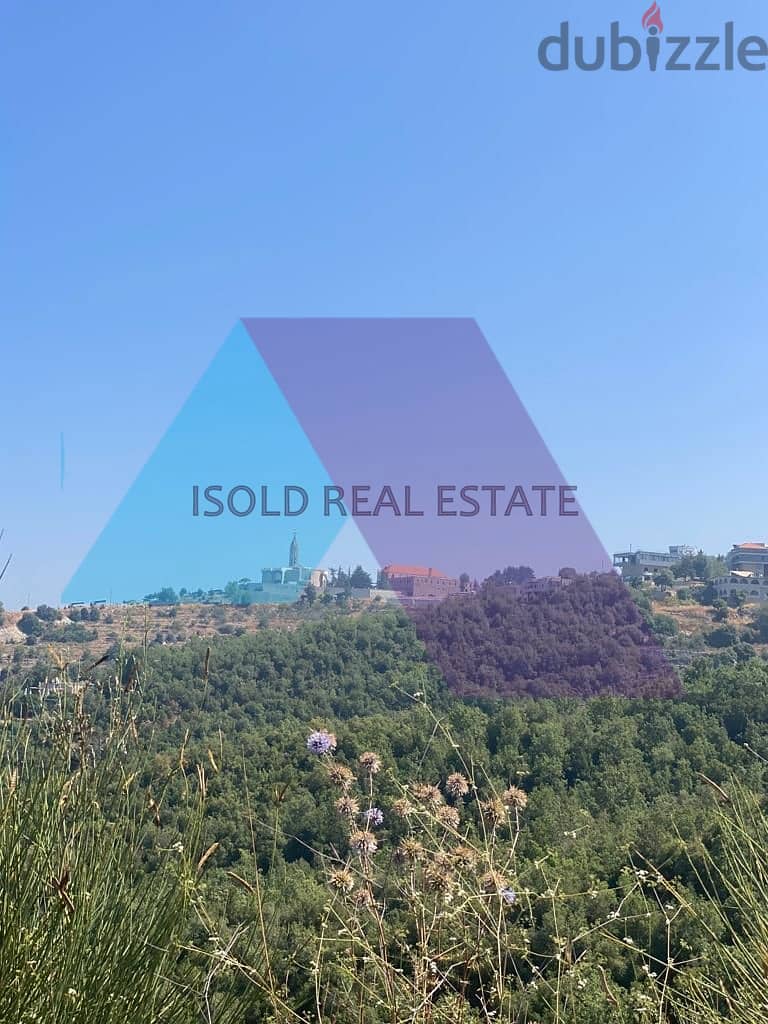 A 810 m2 land having an open mountain view for sale in Aanaya/Jbeil 0