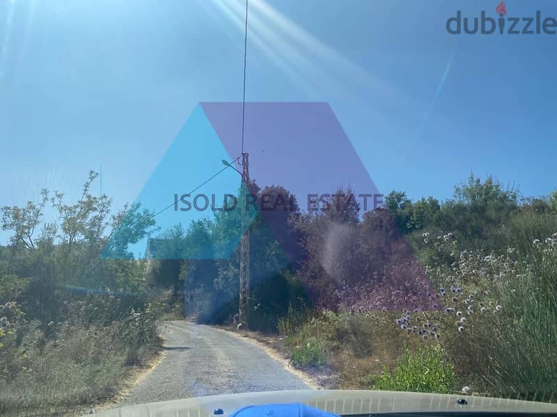 A 810 m2 land having an open mountain view for sale in Aanaya/Jbeil 1