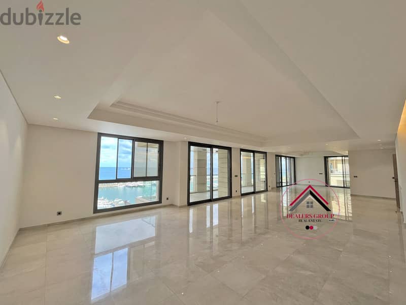 Waterfront City Dbayeh ! Marvelous Apartment with Direct Marina View 0