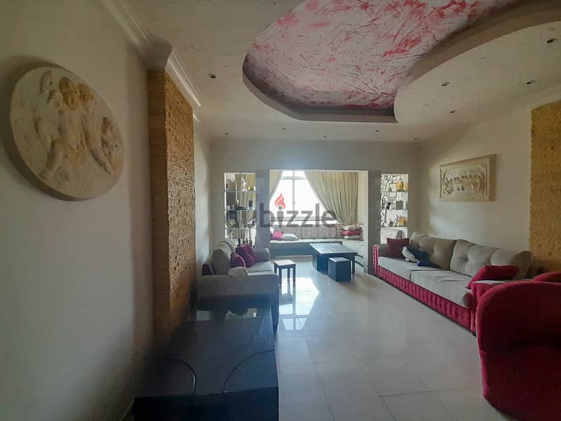 130 SQM Apartment in Zouk Mikael ,Keserwan with a Partial View 0