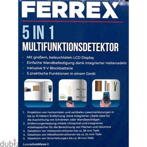 german store ferrex 5 in 1 detector 1