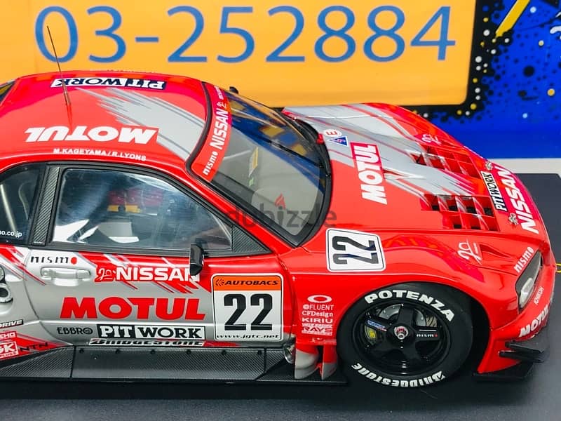 1/18 Autoart Nissan Nismo GT-R RARE Pitwork GT500 JGTC SUSUKA #22 2