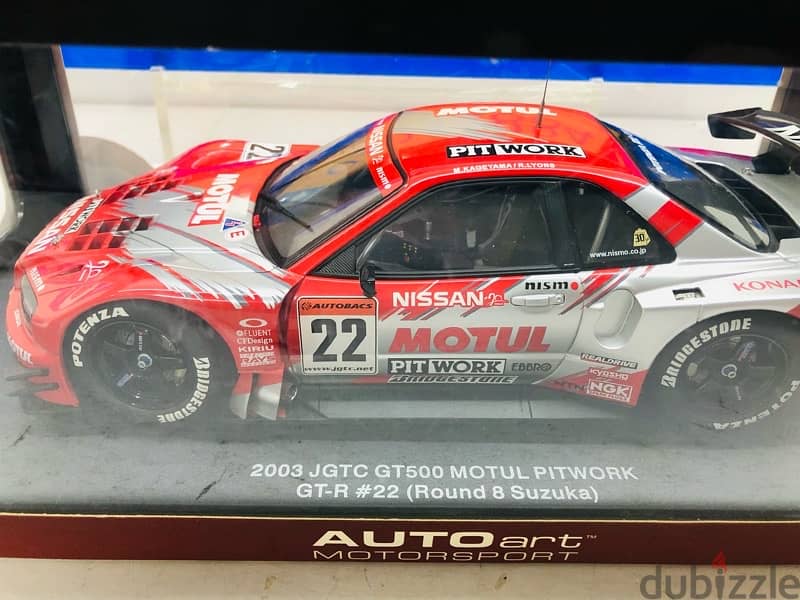 1/18 Autoart Nissan Nismo GT-R RARE Pitwork GT500 JGTC SUSUKA #22 10