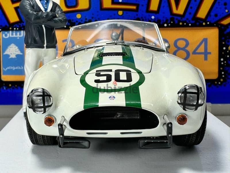 1/18 diecast EXOTO AC Cobra 289 Carroll Shelby  GT. Winner 1963 0