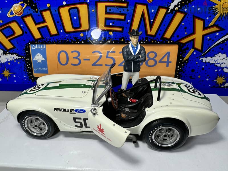 1/18 diecast EXOTO AC Cobra 289 Carroll Shelby  GT. Winner 1963 18