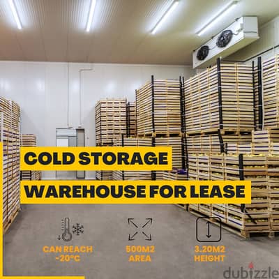 JH24-3466 Warehouse / Cold storage for rent in Zouk Mosbeh