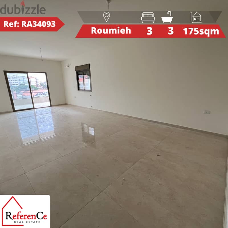 Prime location in roumieh شقة للبيع في رومية 0