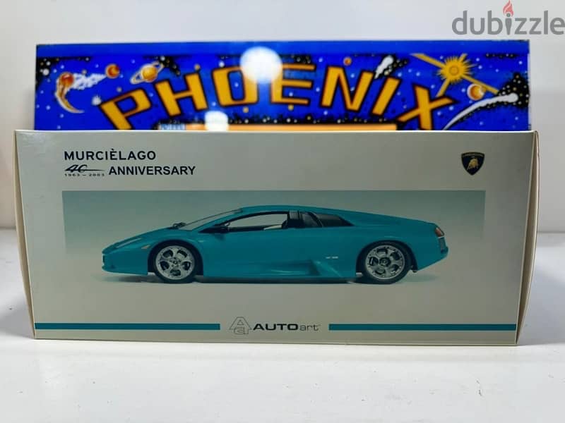 1/18 diecast Autoart FACTORY SEALED Murcièlago 40TH Aniverssary RARE. 1