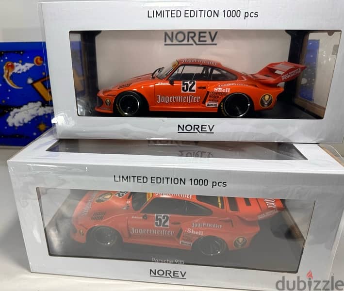 1/18 diecast Porsche 935 Winner Bergischer Lüwe DRM 1977 Jägermeister 1