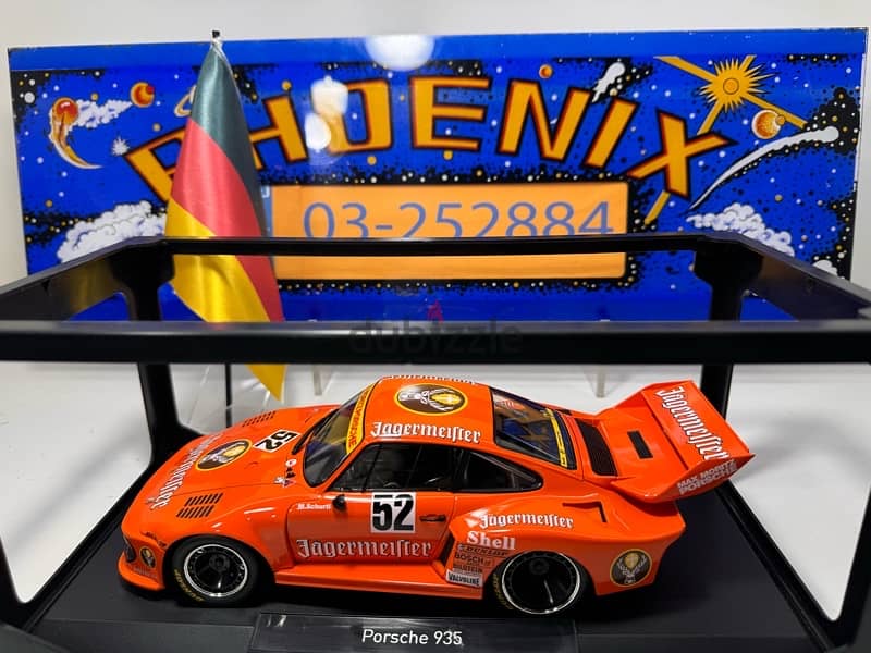 1/18 diecast Porsche 935 Winner Bergischer Lüwe DRM 1977 Jägermeister 2