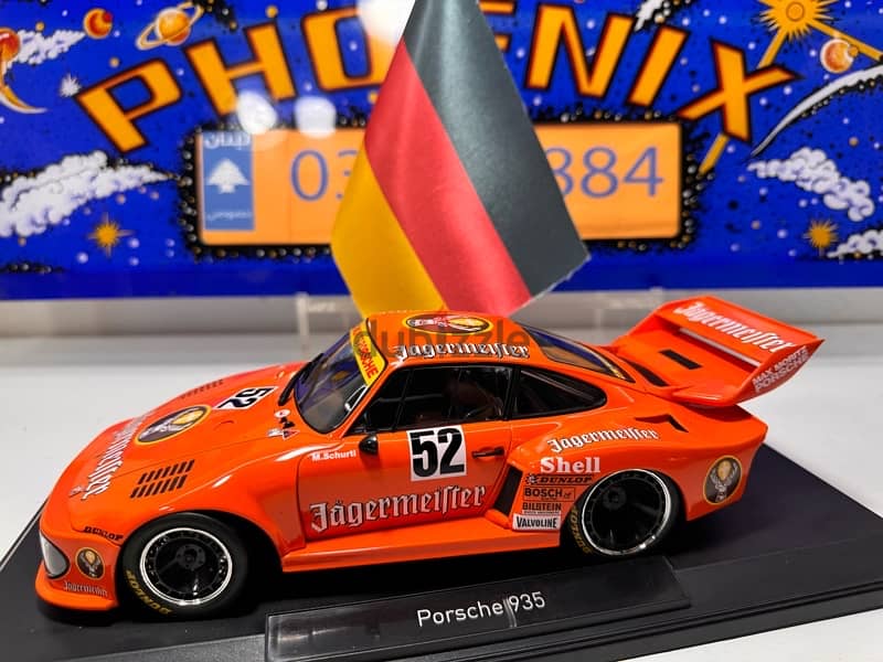 1/18 diecast Porsche 935 Winner Bergischer Lüwe DRM 1977 Jägermeister 4