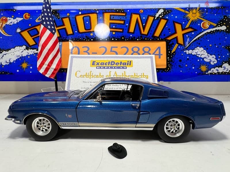 1/18 diecast Shelby Ford Mustang Cobra G. T. 500KR Limited Edition 5