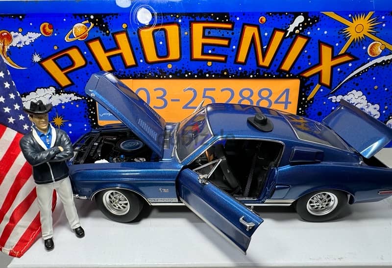 1/18 diecast Shelby Ford Mustang Cobra G. T. 500KR Limited Edition 9