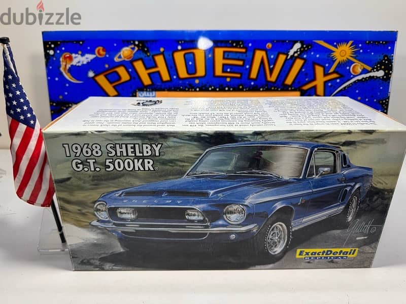 1/18 diecast Shelby Ford Mustang Cobra G. T. 500KR Limited Edition 11