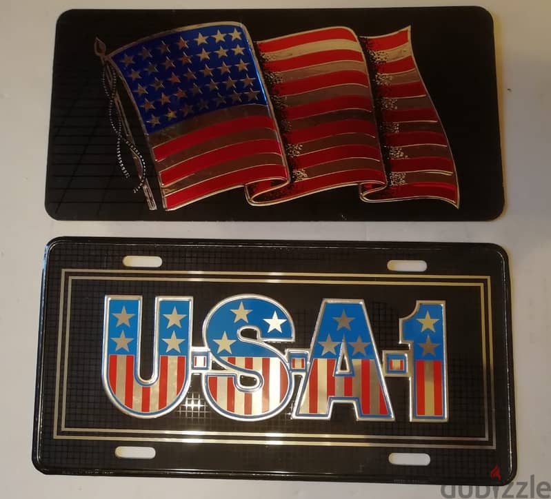 USA tin plates for car or decoration 30*15cm 0