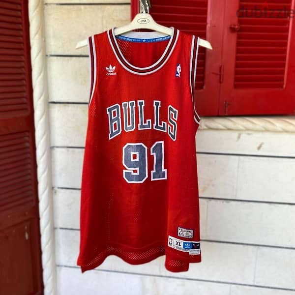 ADIDAS x Chicago Bulls “Dennis Rodman” #91 1995-1996 NBA Jersey. 0