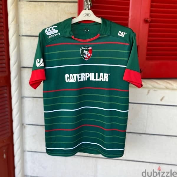 CANTERBURY x Leicester Tigers 2013/2014 Home Rubgy Shirt. 0