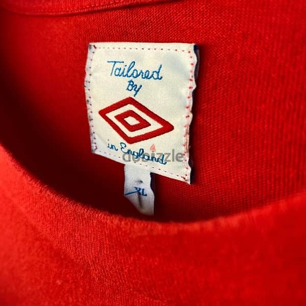 UMBRO x England National Team 00’s Red T-Shirt. 2