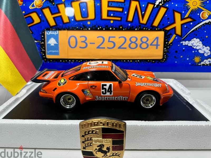 1/18 diecast SPARK Porsche 911RSR 3.0 #54 Nürburgring 1975 RARE 1