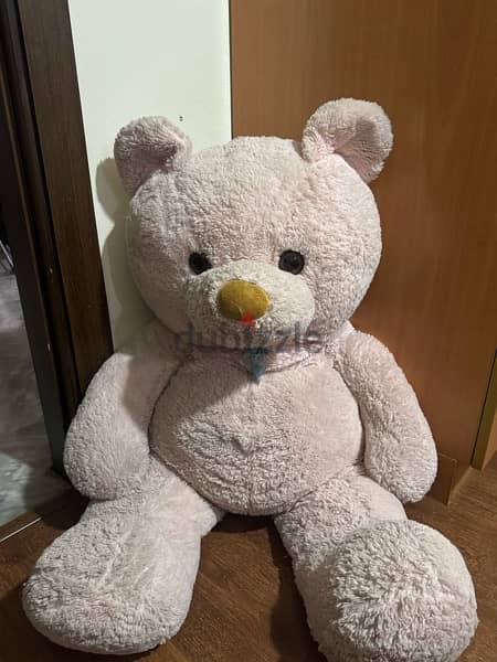 huge teddy bear new pink color 0