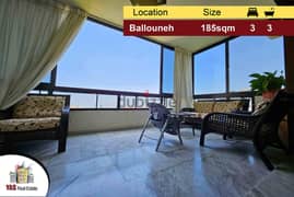 Ballouneh 185m2 | Well Maintained | Calm Area | High End | TO | 0