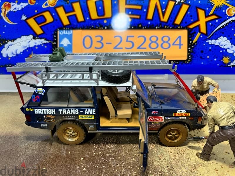 1/18 diecast RATE Range Rover Trans-American Limited 500 pieces dirty 3