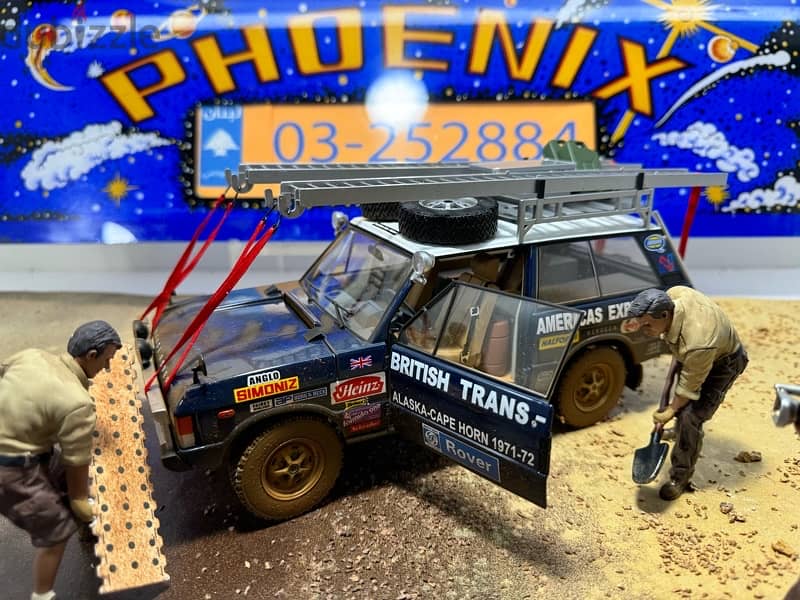 1/18 diecast RATE Range Rover Trans-American Limited 500 pieces dirty 4