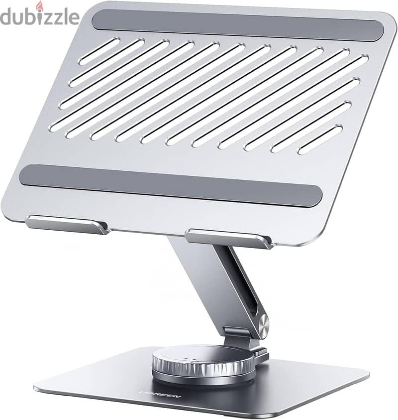 UGREEN Laptop Stand for Desk Adjustable 360 Rotating Base up to 17.3" 7