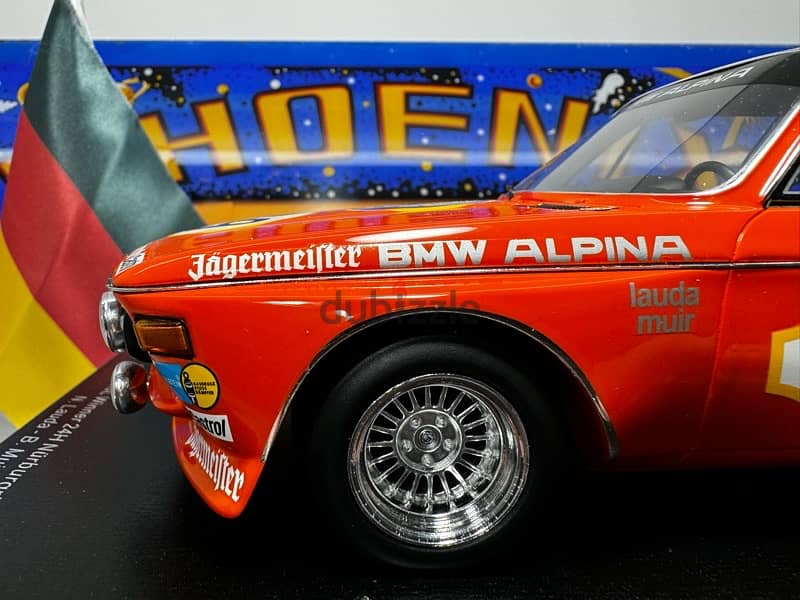 1/18 diecast BMW 3 CSL NIKI LAUDA Winner 1973 LIMITED 4