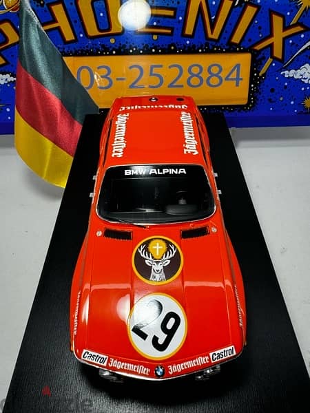 1/18 diecast BMW 3 CSL NIKI LAUDA Winner 1973 LIMITED 6