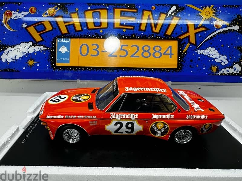 1/18 diecast BMW 3 CSL NIKI LAUDA Winner 1973 LIMITED 8