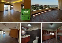 Apartment for rent in kfarhbab 
450$