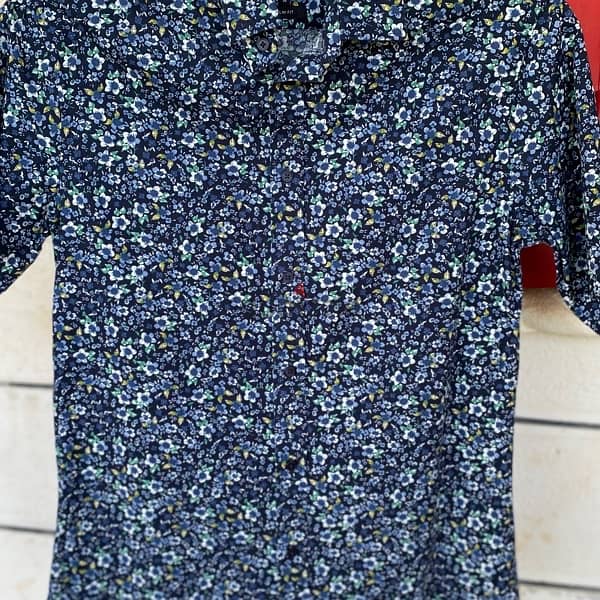 ALBAM Floral Slim Fit Shirt. 2