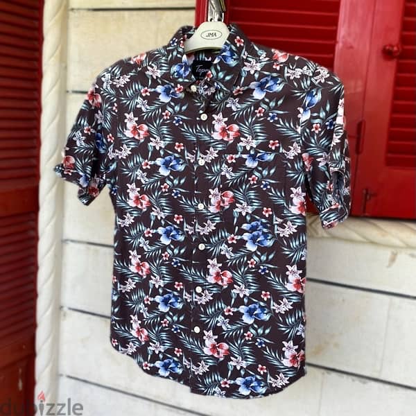 TOPMAN Hawaiian Floral Shirt. 1