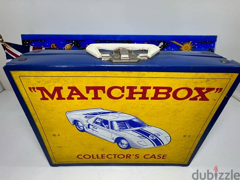 Vintage 1966-69 Matchbox Lesney England Carry Case 48 Not 1/18 3