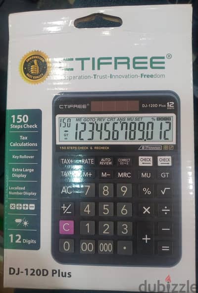 CTIFREE DJ-120D PLUS CALCULATOR