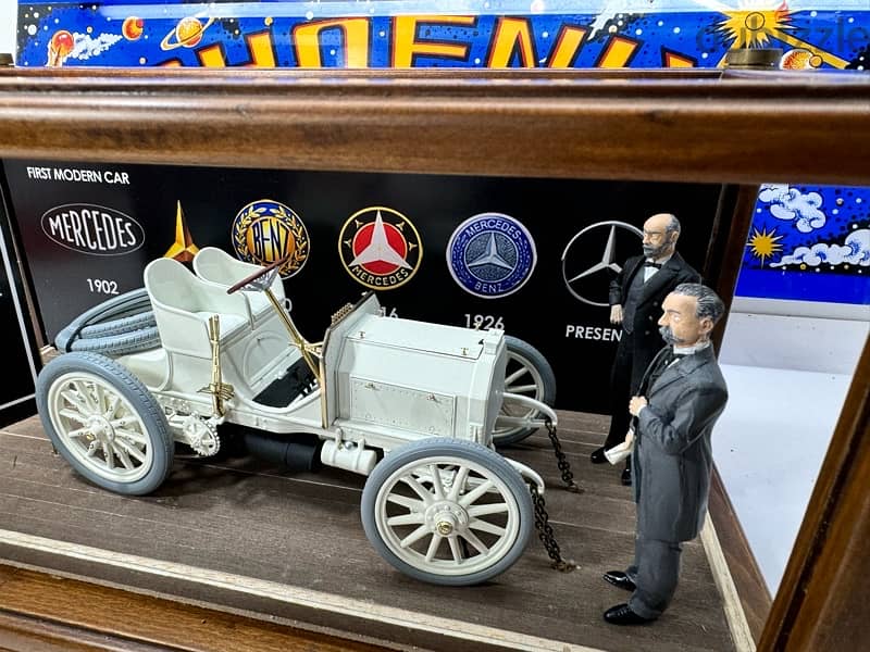 1/18 diecast Diorama Mercedes 35hp 1901 Gotlieb / Benz Figures 3