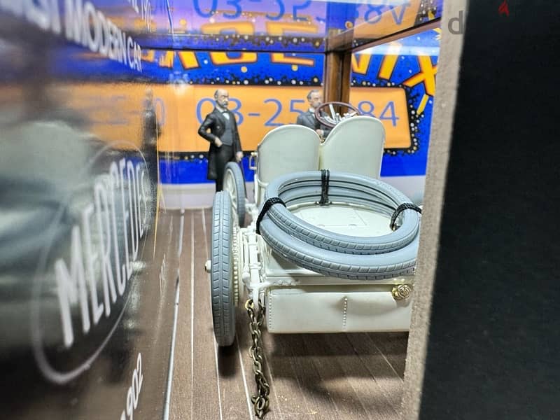 1/18 diecast Diorama Mercedes 35hp 1901 Gotlieb / Benz Figures 4