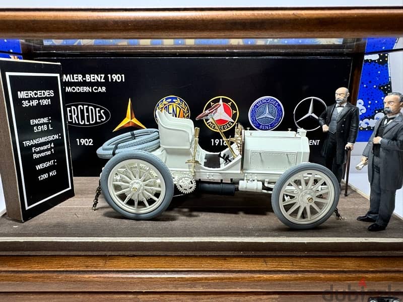 1/18 diecast Diorama Mercedes 35hp 1901 Gotlieb / Benz Figures 9