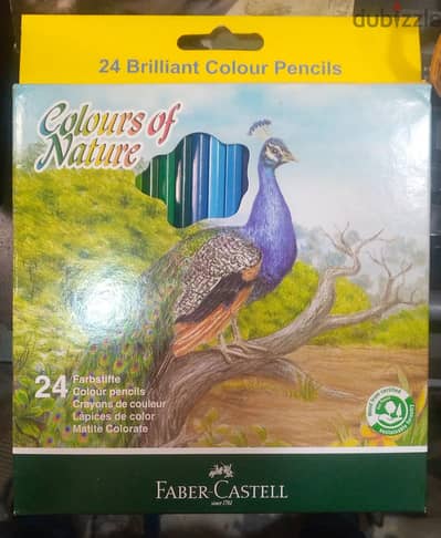 FABER CASTELL 24 BRILLIANT COLOUR PENCILS