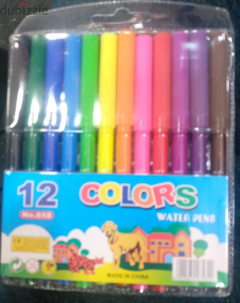 12 COLORS WATER PENS 0