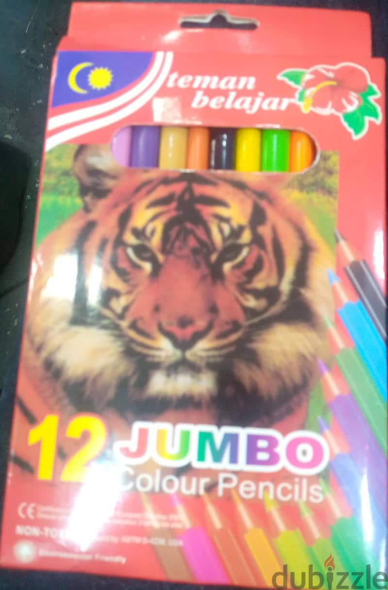 TEMAN BELAJAR 12 JUMBO COLOUR PENCILS 0