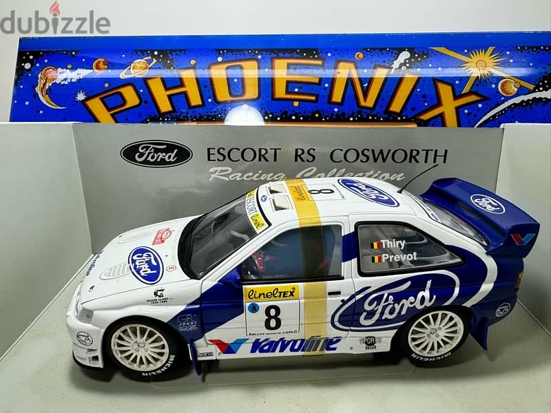 1/18 diecast Full Opening 1998 Ford Escort RS Cosworth WRC Monte Carlo 8